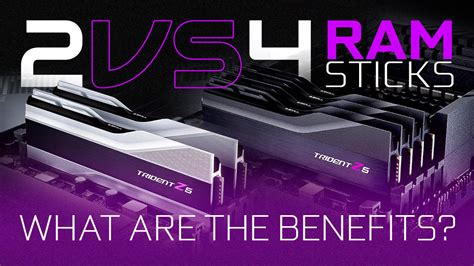 4 sticks of ram vs 2|Upgrade Your Rig: 4 Sticks Of Ram Vs 2 Ddr5 .